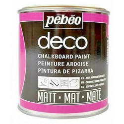 Pittura Lavagna Nera Pèbèo, 250ml