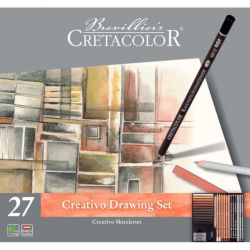 Set Matite Schizzo, Cretacolor Creativo Drawing, 27pz.