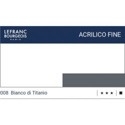 Colore Acrilico Fine Lefranc Bourgeois, 80ml L&B Acrilico Fine 169 Giallo  Limone