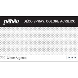 Bomboletta Spray Glitter Bianco e Argento 100 ml