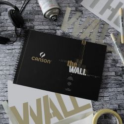 Blocco di carta per pennarelli ad alcool Canson The Wall A4, 200 gr.30 fogli