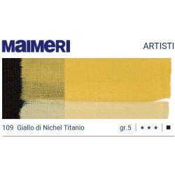 Colori a Olio Maimeri Artisti, 20 ml Maimeri, Colori a Olio ARTISTI 018  BIANCO DI TITANIO