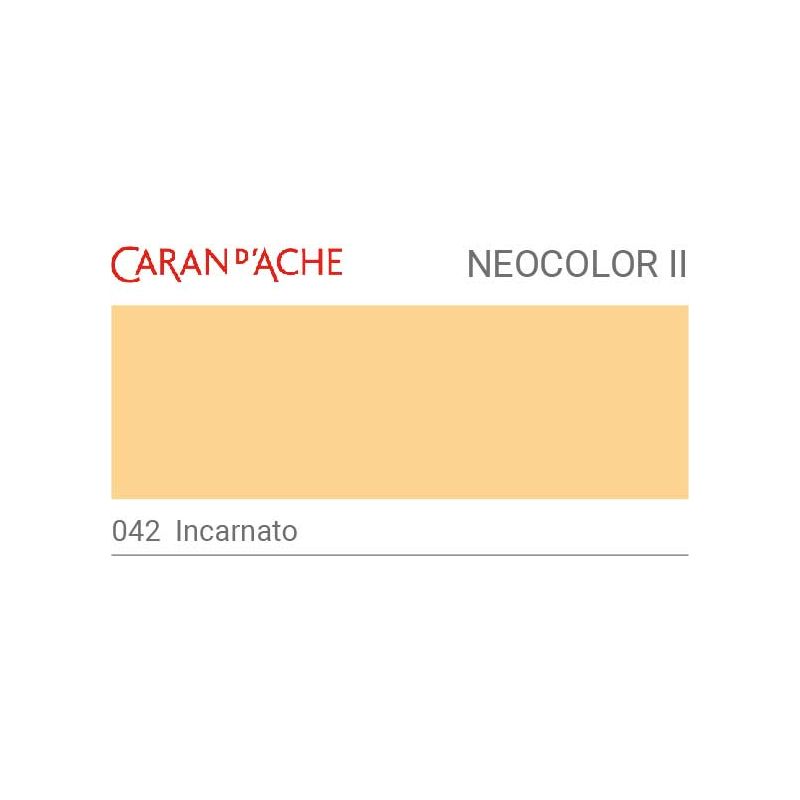 Pastelli a Cera Acquerellabili Caran D'Ache Neocolor II Sciolti CDA Neocolor  II 001 Bianco