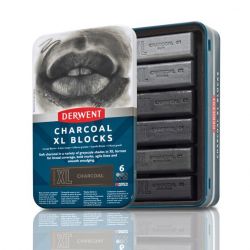 Blocchi di Carboncino, Derwent XL Charcoal, 6 pz.