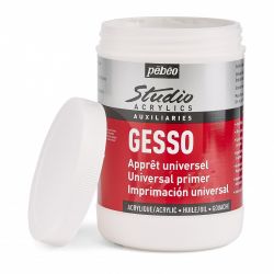 Gesso Pronto Bianco Coprente Pèbèo da 1 lt.