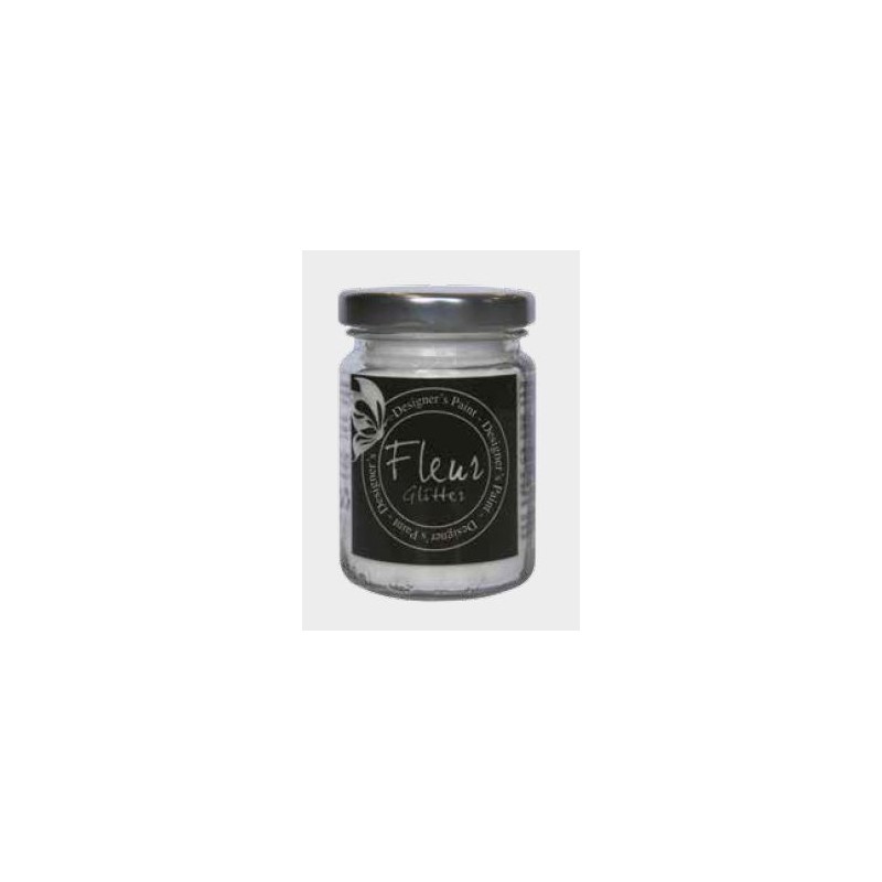 Glitter in Polvere Fleur, 90gr. Glitter in polvere Fleur White Raimbow