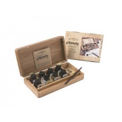 W&N Calligraphy Set, Wooden Box