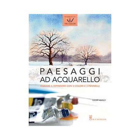 Paesaggi ad Acquarello più Semplice con Tre Colori