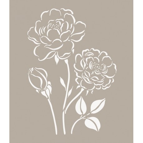 Stencil Rose Aperte